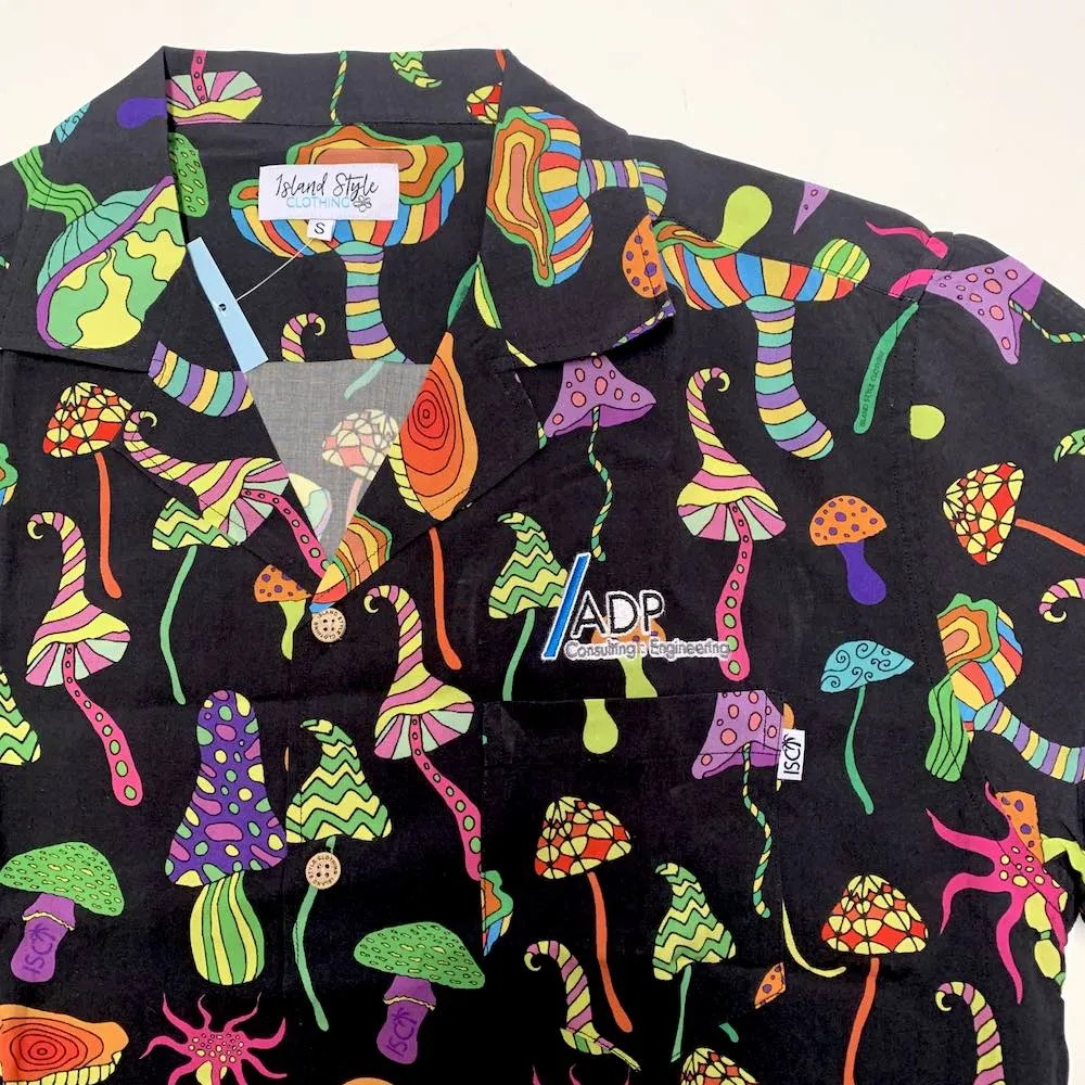 ADP Consulting Engineering Aloha Friday Shirts - Magic Mushrooms