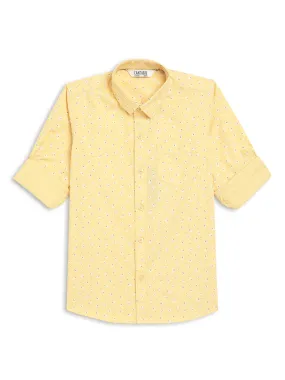 Boys Mustard Casual Shirt