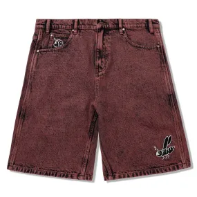 Butter Goods - Critter Baggy Denim Shorts Brick