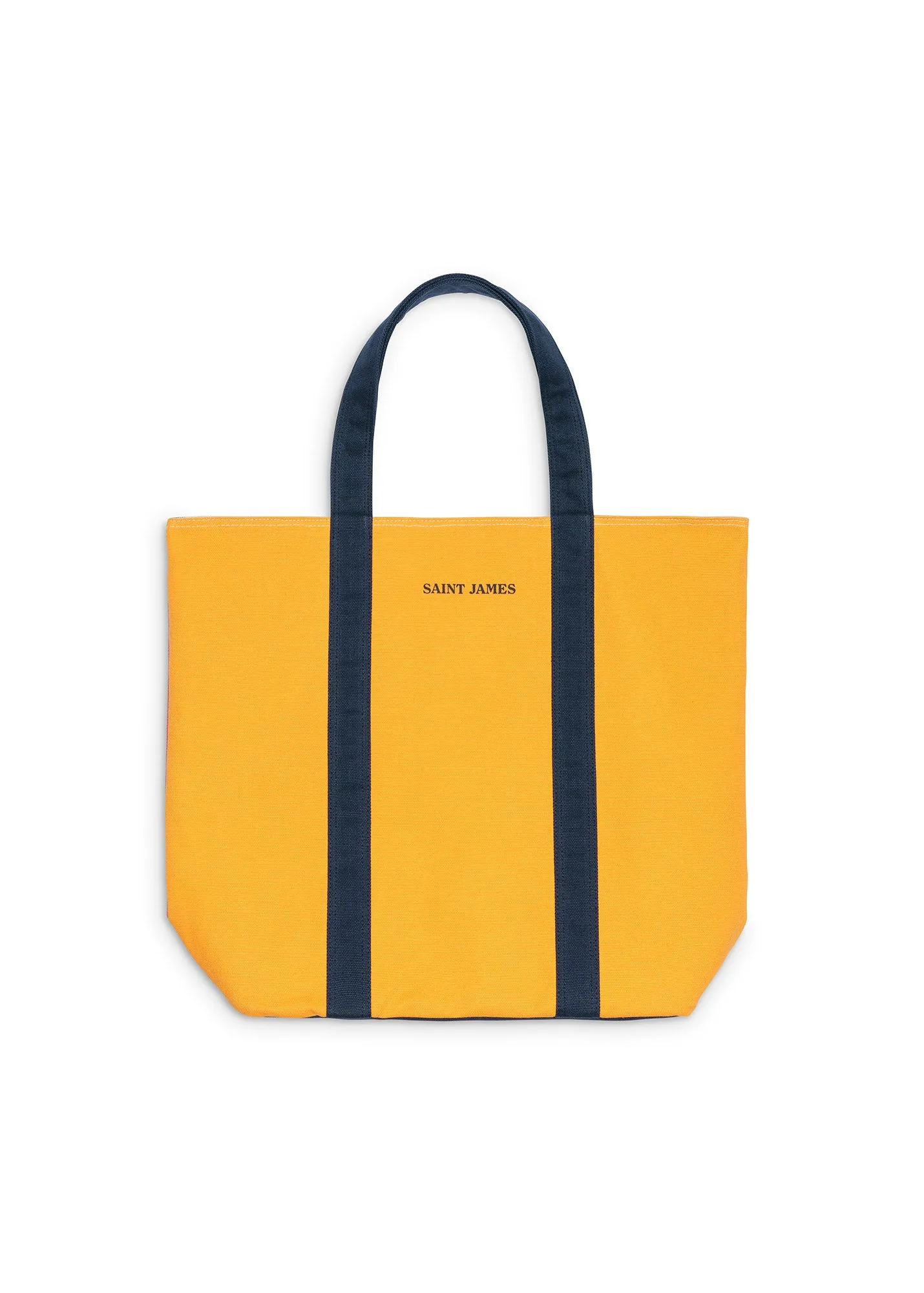 CABAS - Reversible Tote Bag | 100% Cotton (TANGERINE / PINK)