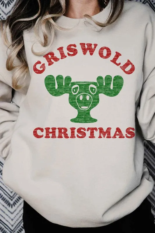 CHRISTMAS OVERSIZED GRAPHIC SWEATSHIRT