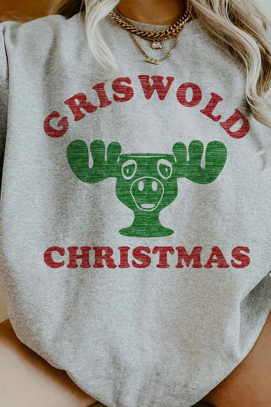 CHRISTMAS OVERSIZED GRAPHIC SWEATSHIRT