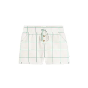 Comfy Shorts - Sage Grid