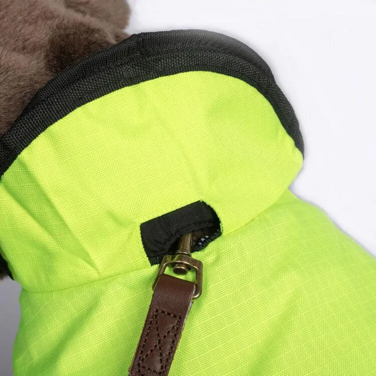 Danish Design - The Ultimate 2 in 1 Waterproof and Fleece Dog Coat - High Vis/Yellow