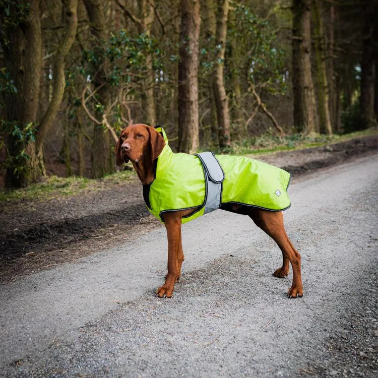 Danish Design - The Ultimate 2 in 1 Waterproof and Fleece Dog Coat - High Vis/Yellow