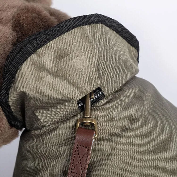 Danish Design - The Ultimate 2 in 1 Waterproof and Fleece Dog Coat - Khaki