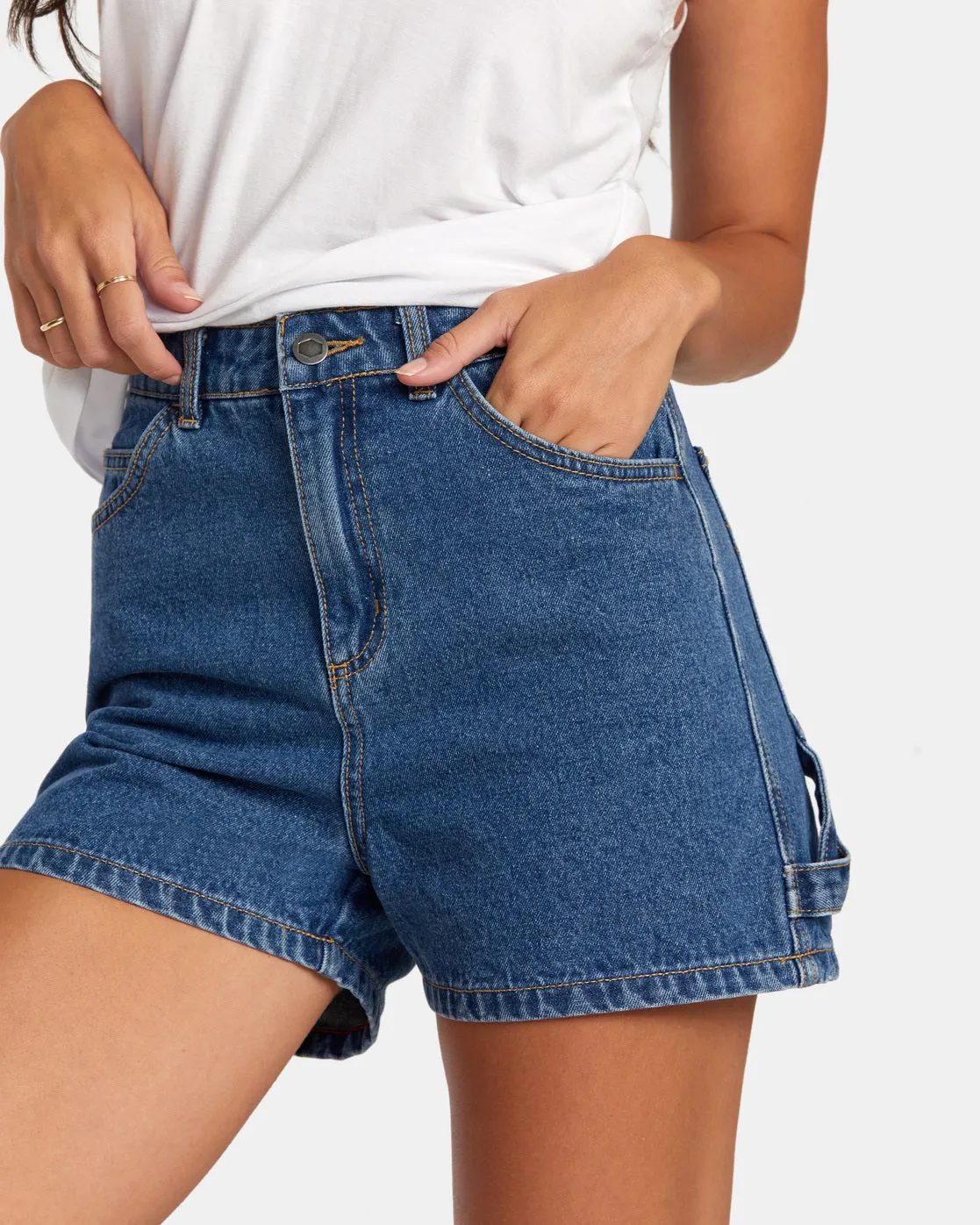 Dayshift Denim Shorts - Blue Rinse