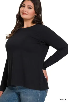 Extended Size Long Sleeve Top