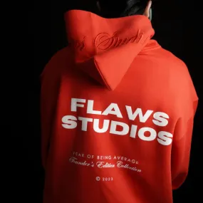 Founders Edition Red Oversized Hoodie