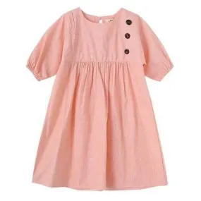 Girls Short Sleeve Casual Dresses