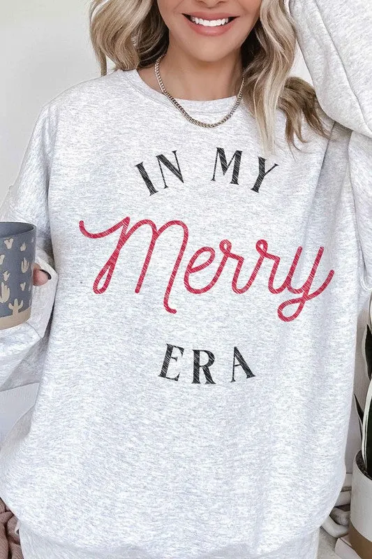 IN MY MERRY CHRISTMAS ERA OVERSIZED SWEATSHIRT