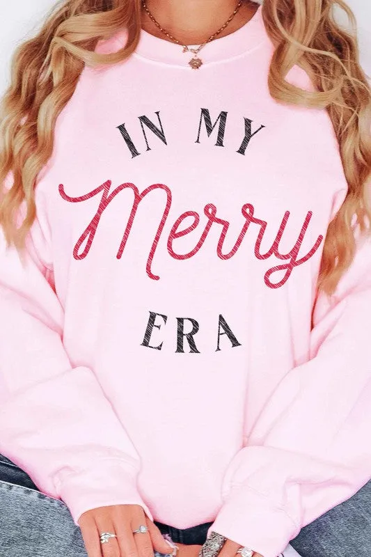 IN MY MERRY CHRISTMAS ERA OVERSIZED SWEATSHIRT