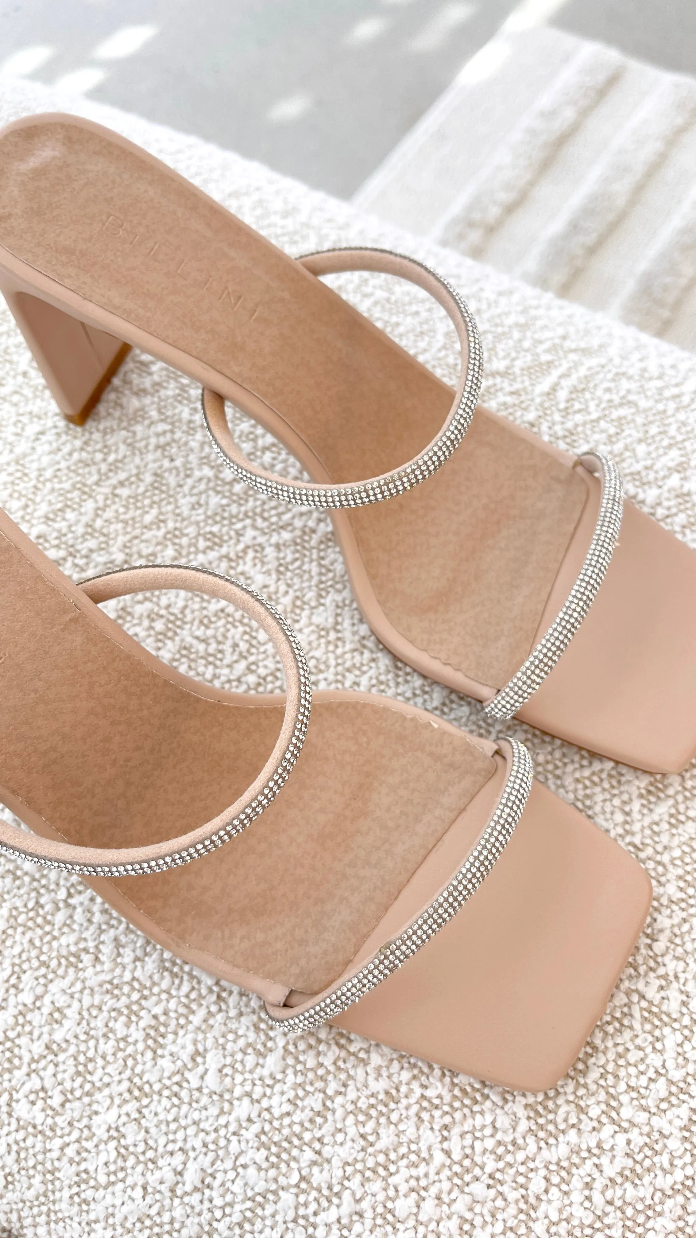 Kallie Heel - Nude Diamante