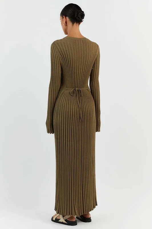 KNITWEAR LONG MAXI DRESS