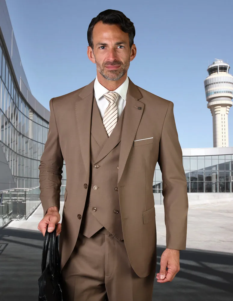 LAZIO BRONZE TAILORED FIT 3 PC SUIT