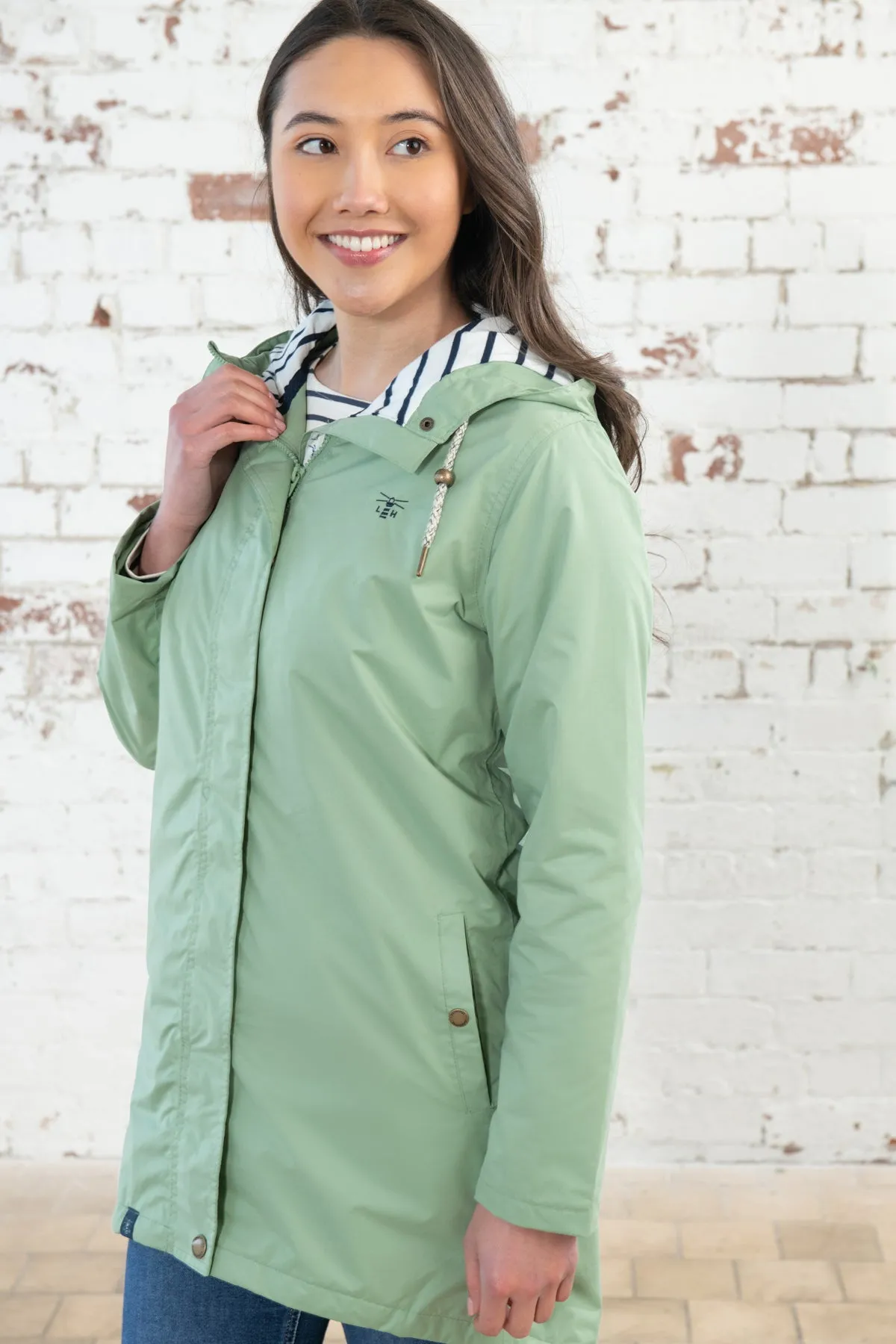 Long Beachcomber Jacket - Pistachio