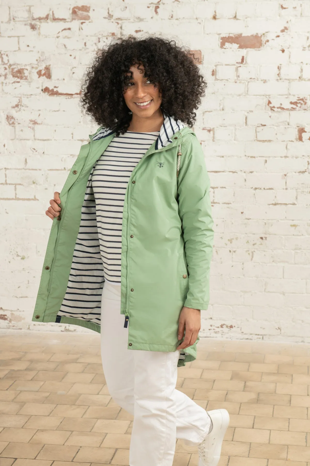 Long Beachcomber Jacket - Pistachio