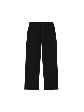 Mens DNA Double Jersey Cargo Trousers—black