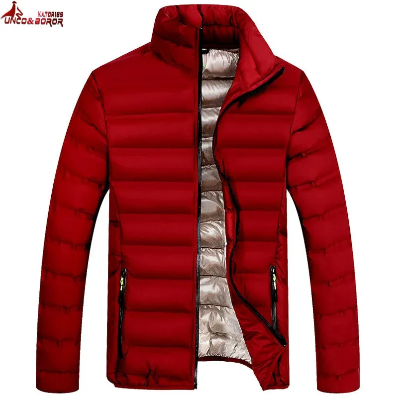 Mens Windbreaker Motorcycle Winter Jacket