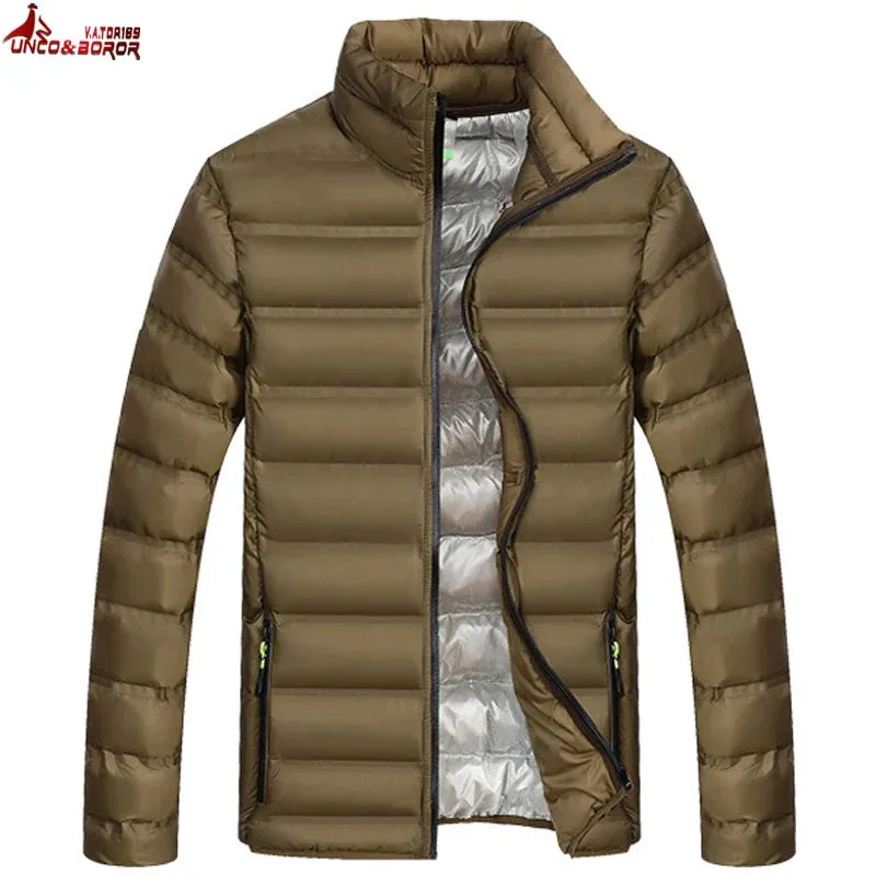 Mens Windbreaker Motorcycle Winter Jacket