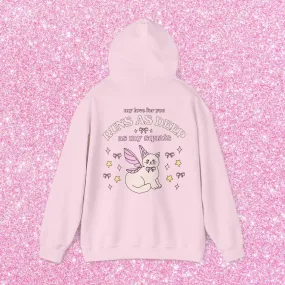 MY LOVE FOR YOU RUNS AS DEEP AS MY SQUATS - HOODIE