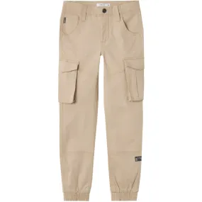 Name It Oxford Tan Ryan Cargo Twill Pants Noos