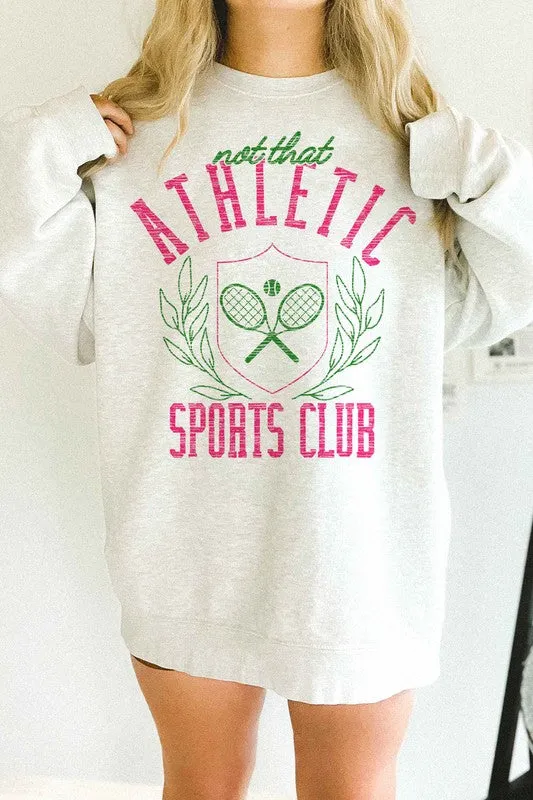 NOT THAT ATHLETIC CLUB OVERSIZED SWEATSHIRT