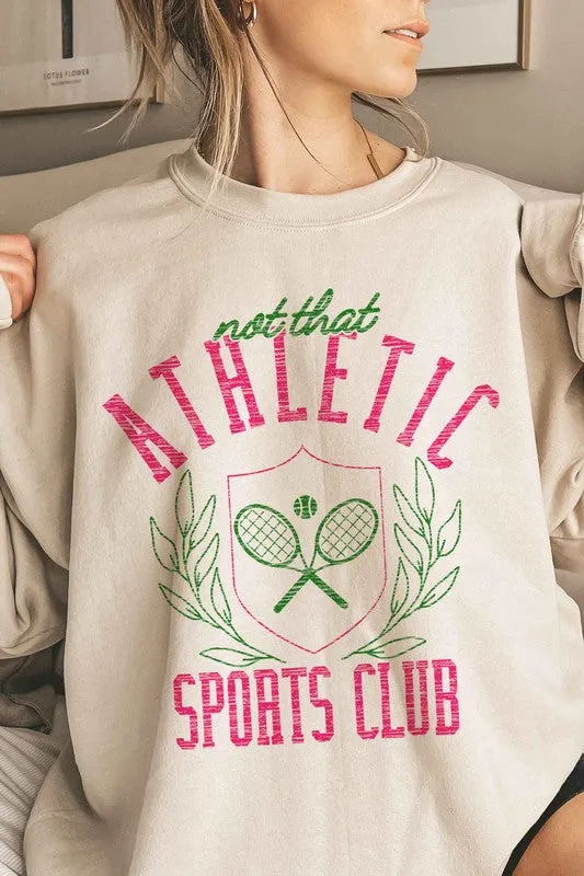 NOT THAT ATHLETIC CLUB OVERSIZED SWEATSHIRT