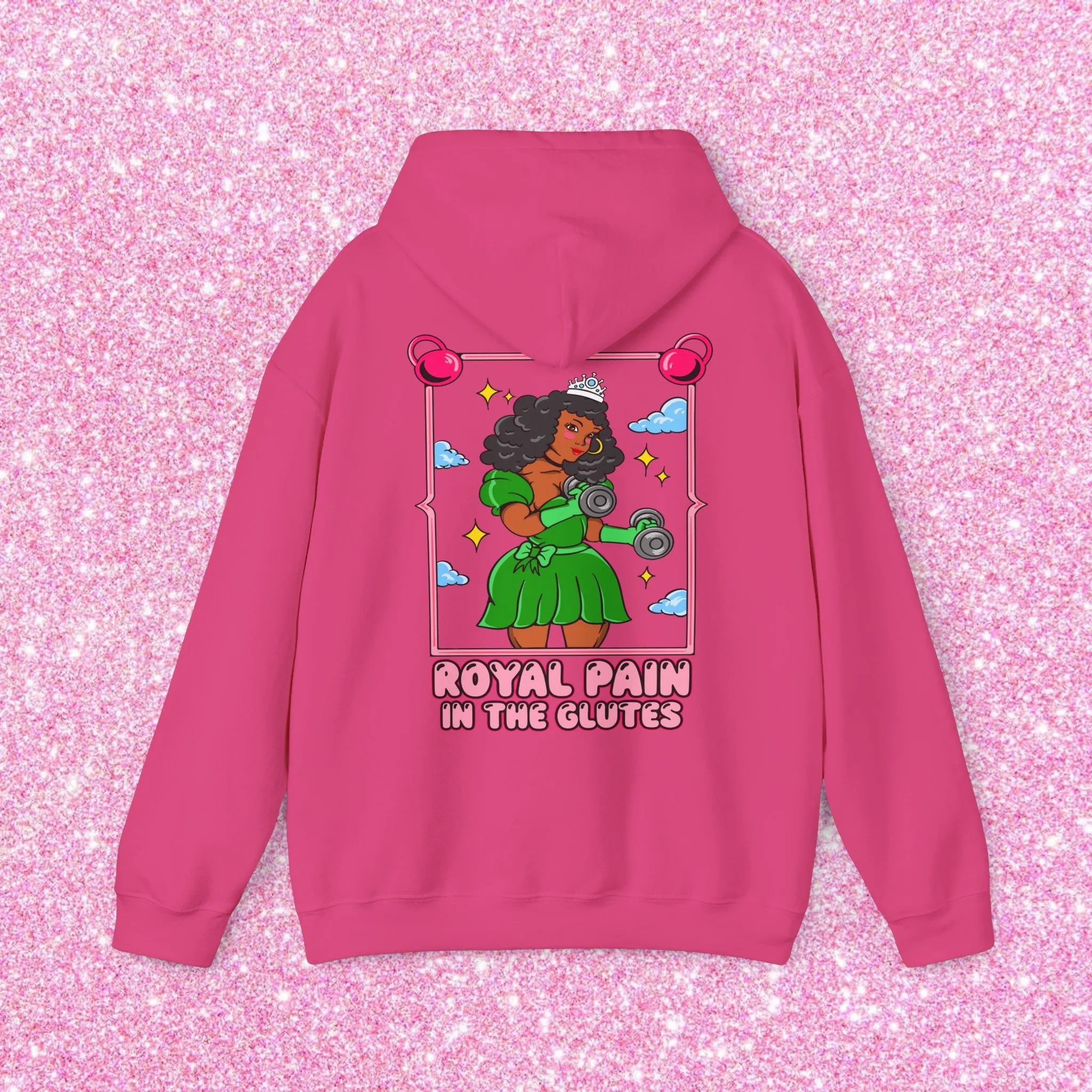 PAIN IN THE GLUTES (GREEN DRESS) -HOODIE