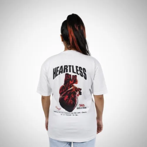 "Heartless" "Feminist" "Concept" Graphic T-Shirt By DemonWear Combo Pack of 3 for Her