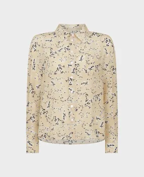 Relaxed Floral Silk Shirt