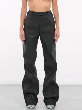 Tailored Pinstripe Trousers (AK0852-900-BLACK)