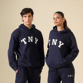 TNY Unisex Oversized Hoodie - Midnight Blue