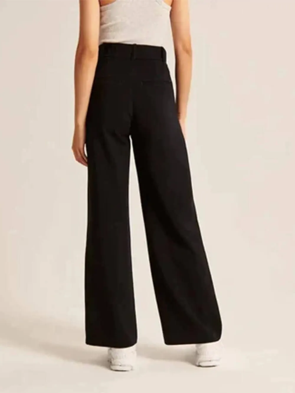 Wide Leg Tailored Pants