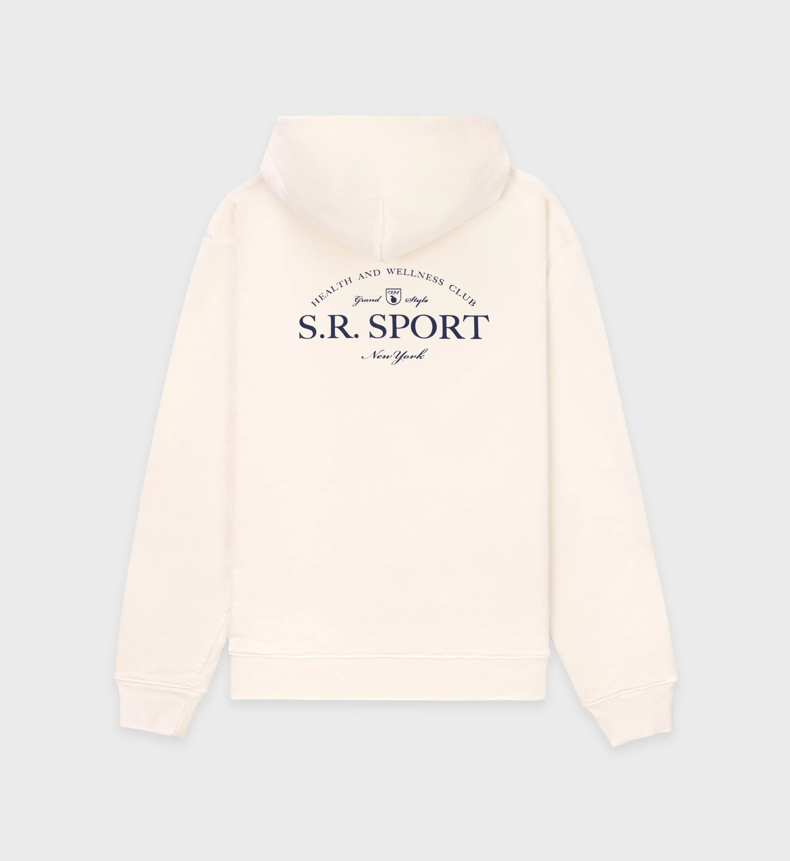 Wimbledon Hoodie - Cream/Navy