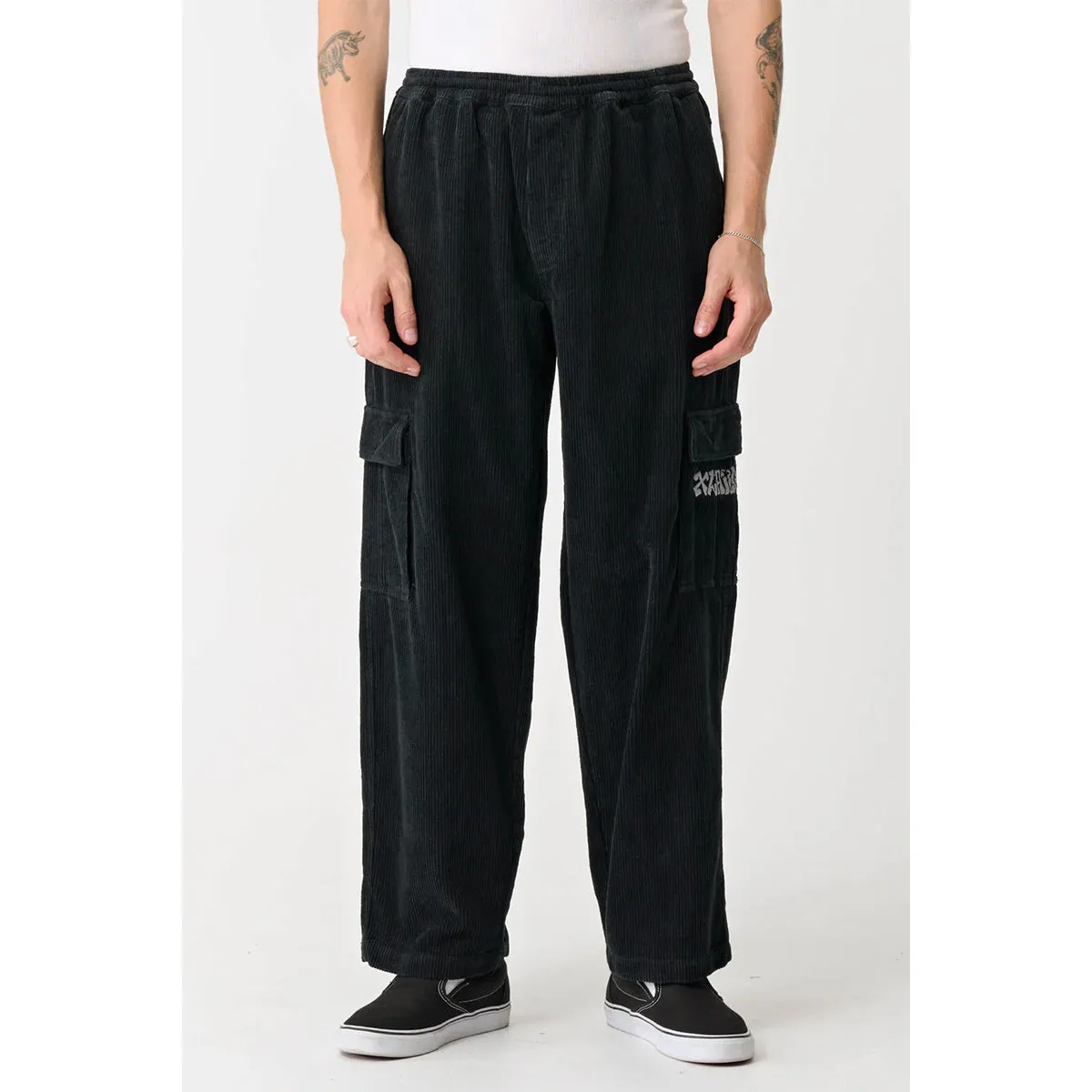 XLarge - 91 Graff Cord Cargo Pants Black