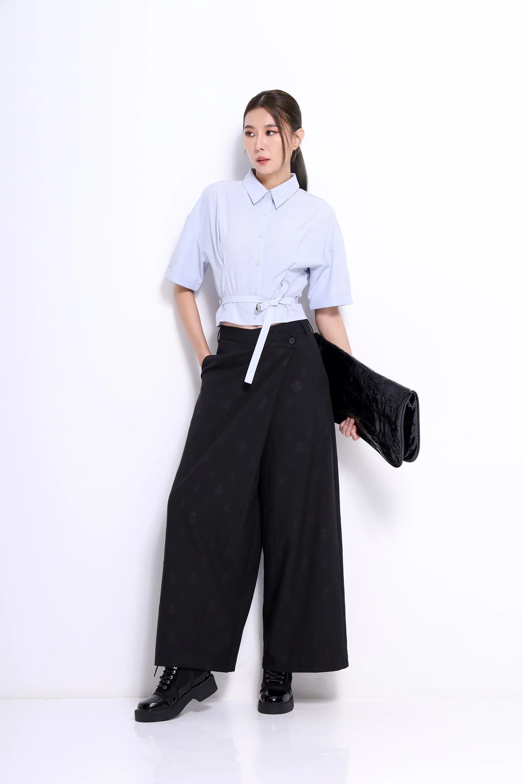 Zera Overlap Tailored Pants