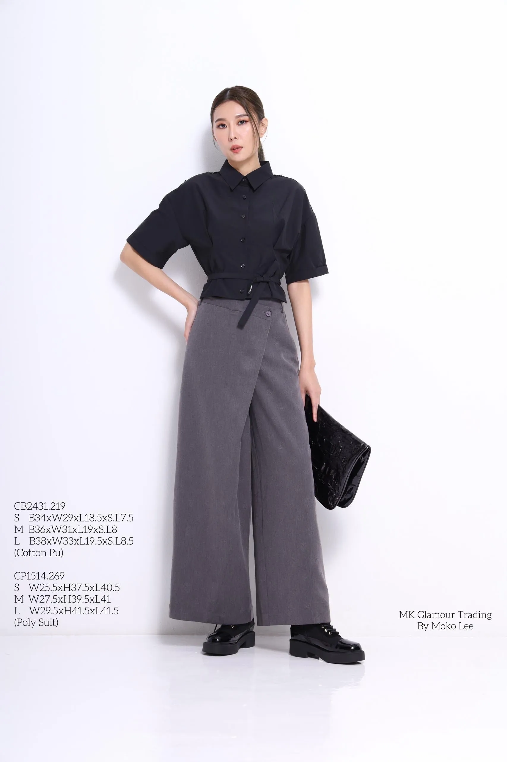 Zera Overlap Tailored Pants