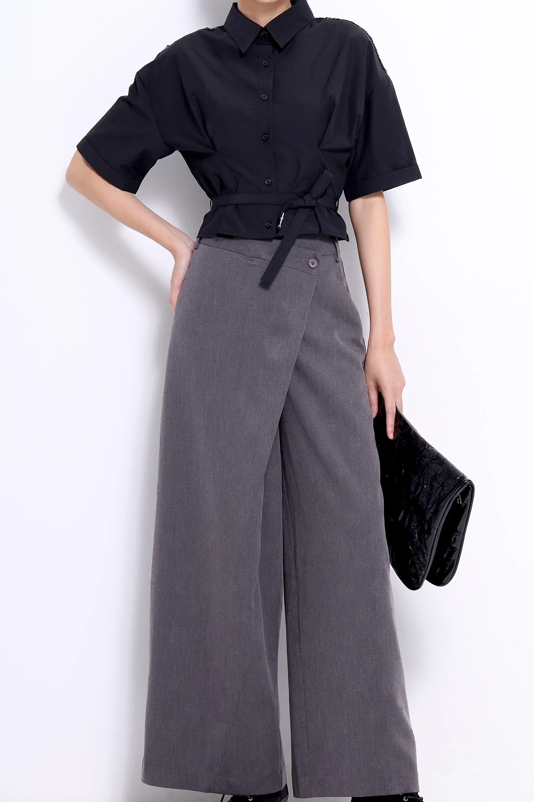 Zera Overlap Tailored Pants